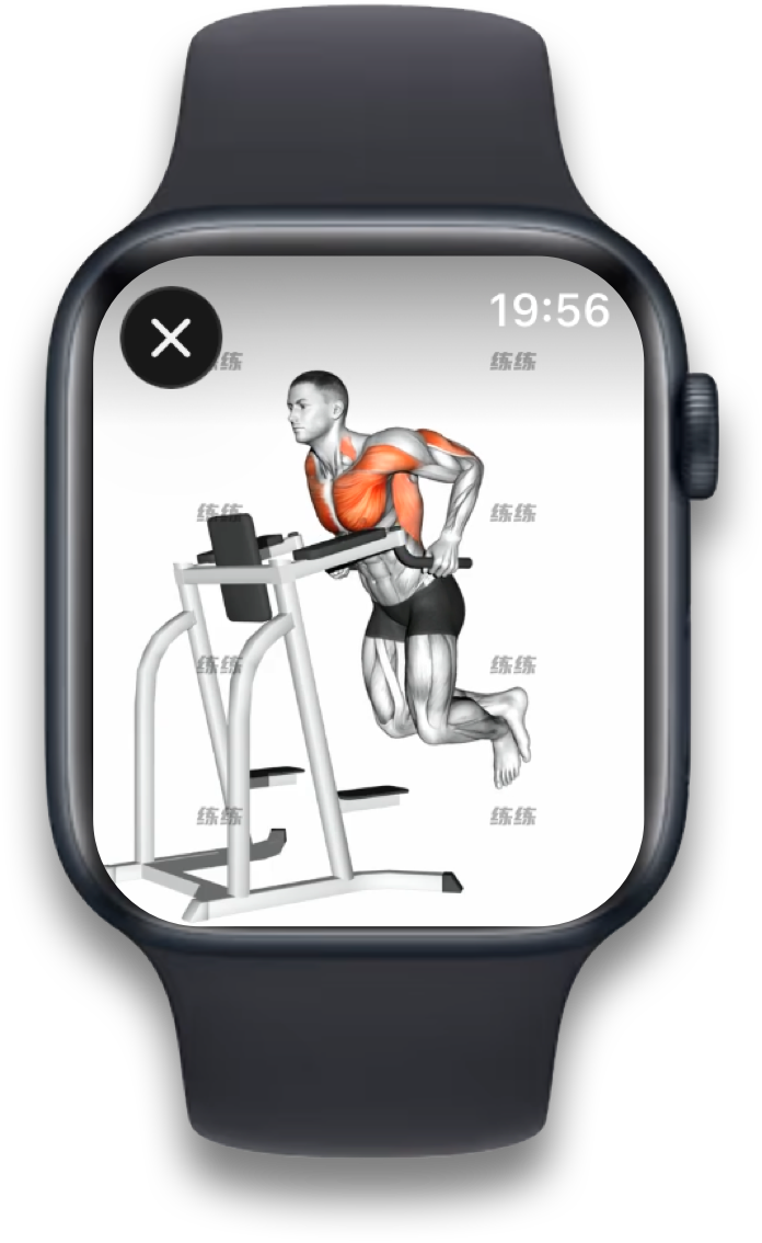 练练健身 Apple Watch 训练界面展示 2